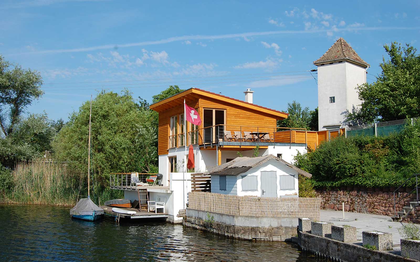 Blaue Adria in Altrip, Kochhan und Weckbach Architekten Heidelberg