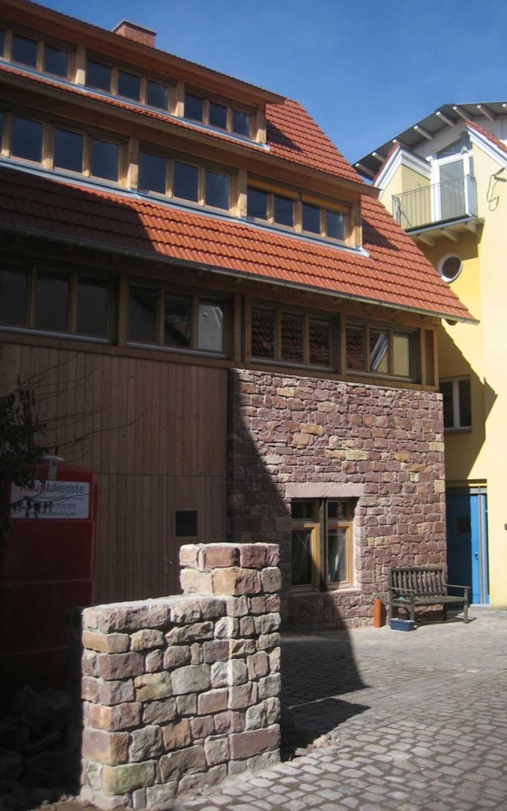 Scheunenausbau in Heidelberg Handschuhsheim, Kochhan und Weckbach